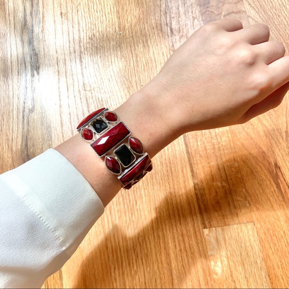 Red & Black 3-Piece Matching Jewelry Set - Picture 7 of 10